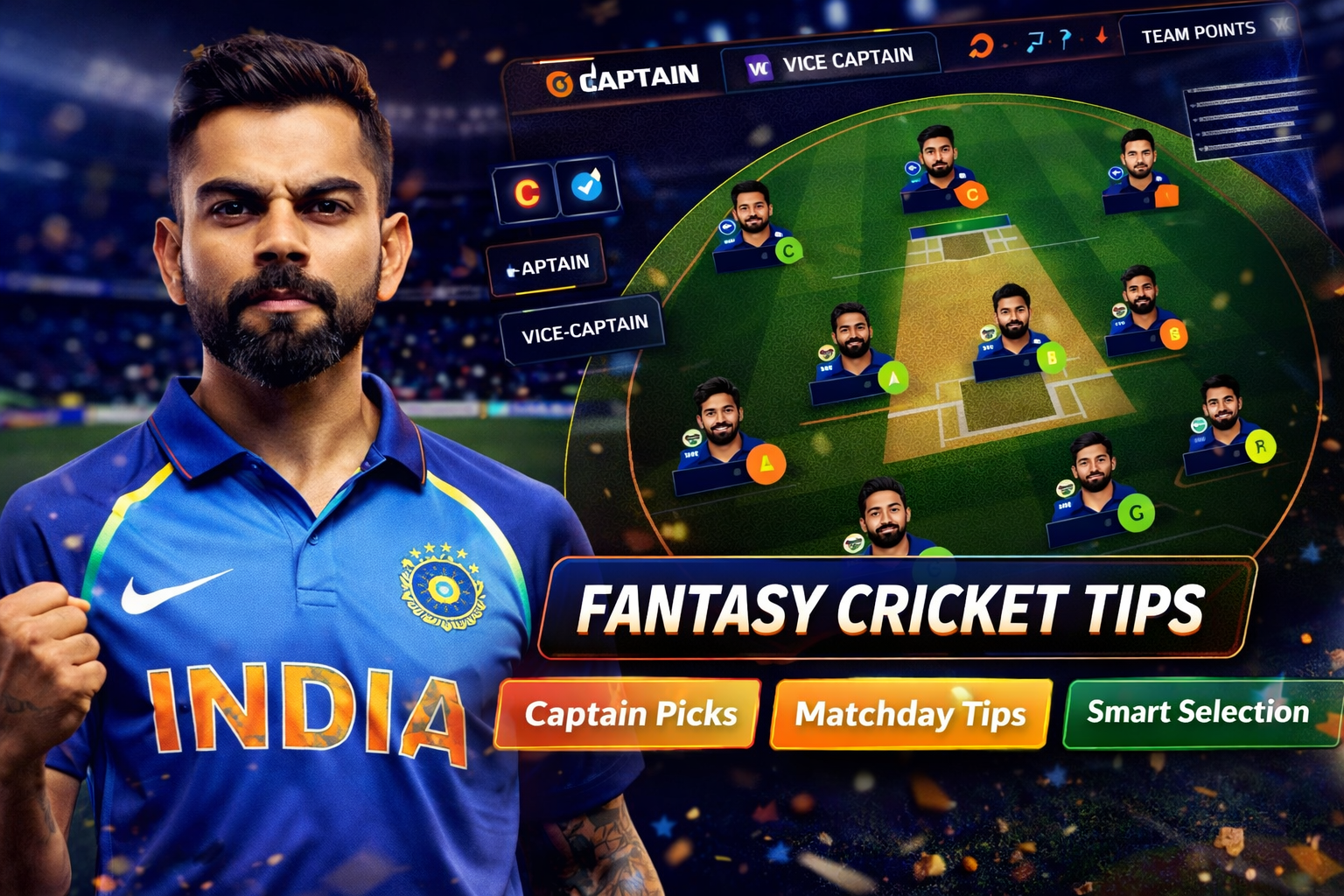 Cric Fantasy APK role based fantasy cricket checklist