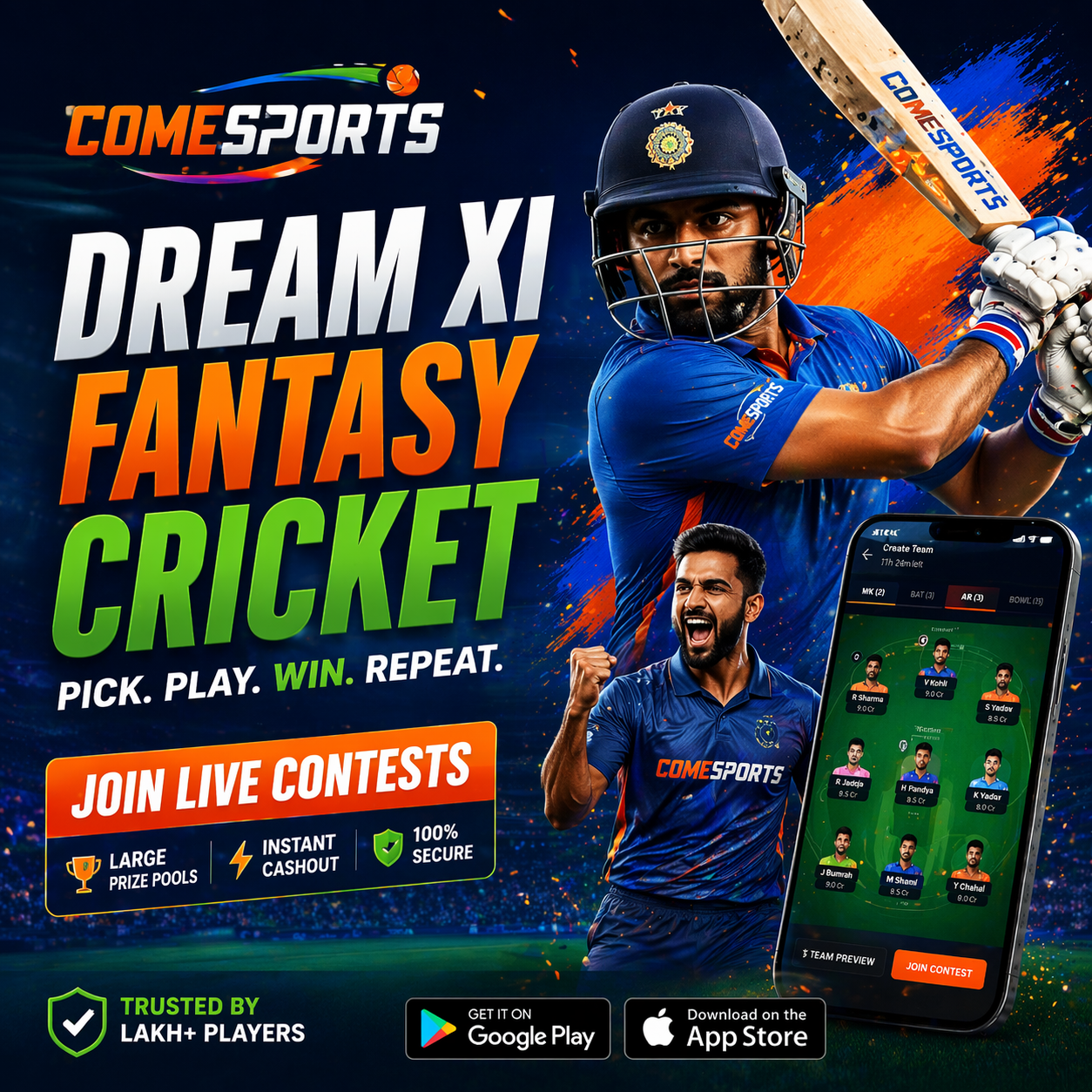 Cric Fantasy APK fantasy sports main visual